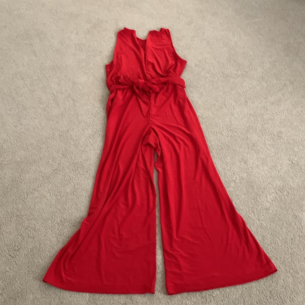 Red jumpsuit
